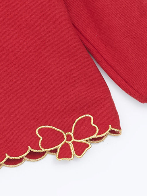 Bisiklet Yaka K?z Bebek Sweatshirt ve Tayt Pantolon 2li Tak?m - Waikiki фото 3