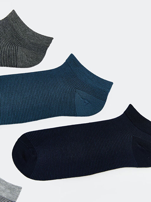 ?izgili Erkek Patik ?orap 5li