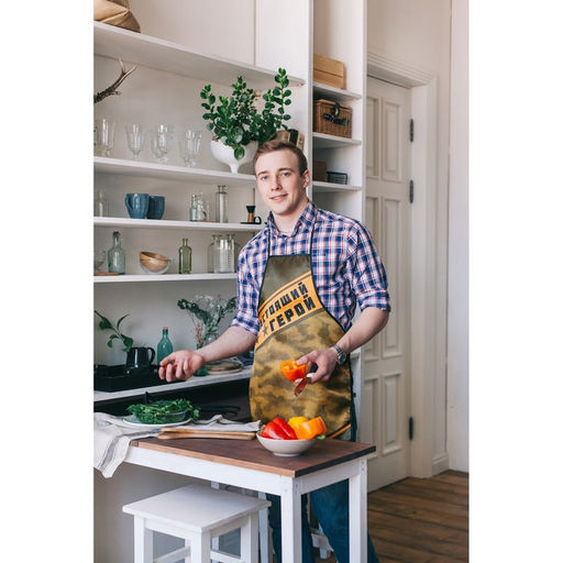 Фартук С Днём защитника Отечества в подарочной упаковке - Beauty fox фото 7