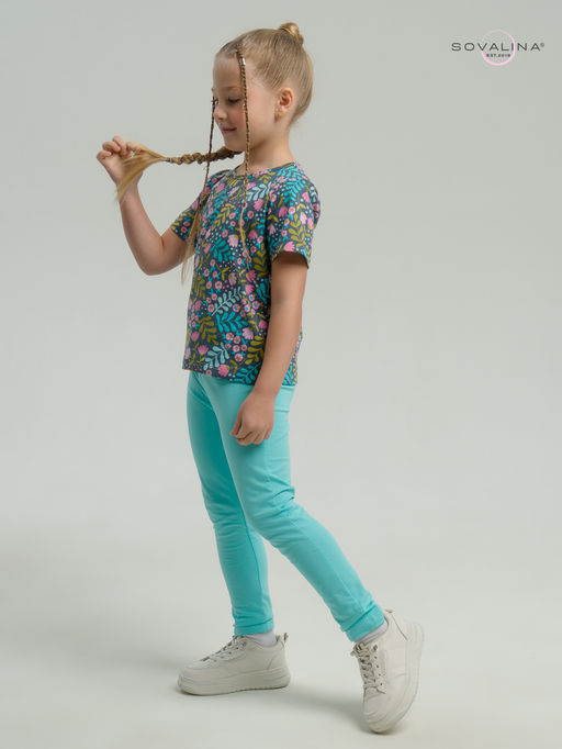 Костюм Мун розовые колокольчики-мятный - Sovalina фото 20