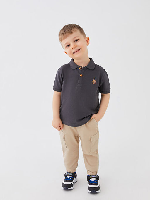Beli Lastikli Basic Erkek Bebek Pantolon - Waikiki фото 3
