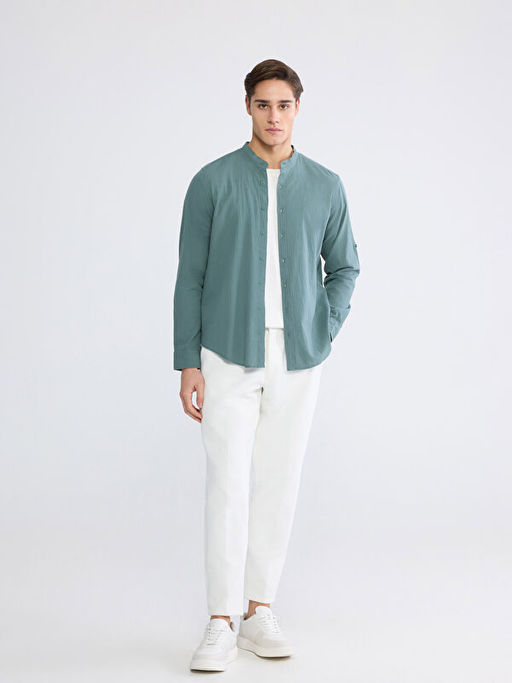 Regular Fit Hakim Yaka Erkek G?mlek