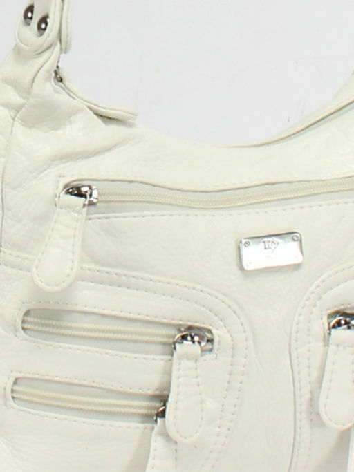 Сумка женская искусственная кожа Guecca-RY 018, 1отд+карм/пер, плечевой ремень, белый SALE 245435 - Adelia фото 8