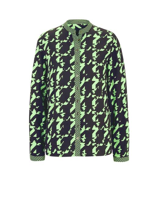 Блузка, черно-зеленая - Ashley brooke фото 2