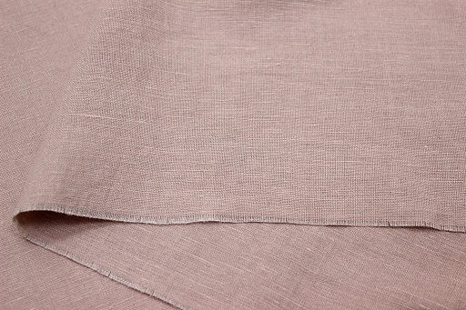 Лен с вискозой с эффектом мятости цв.Св.бежево-розовый, СОРТ2, ш.1.45м, лен-53%, виск-47% - Купава фото 3