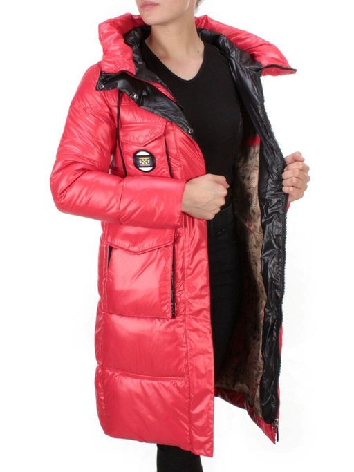 2187 RED Куртка зимняя женская AIKESDFRS (200 гр. холлофайбера) - Fashion фото 6