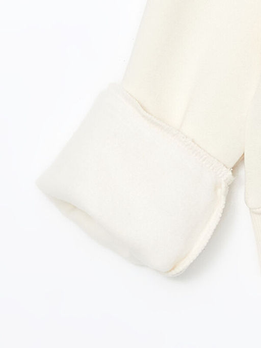 Bisiklet Yaka K?z ?ocuk Kal?n Crop Sweatshirt - Waikiki фото 2