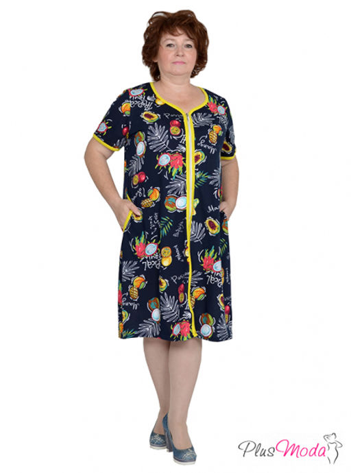 Халат Модель №664 размеры 44-84 - Plusmoda фото 4