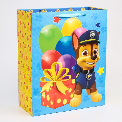 Пакет ламинированный вертикальный, 40 х 49 х 19 см С Днем рождения, Щенячий патруль - Paw Patrol фото 2