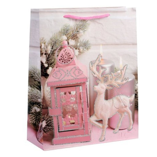 Цена за 12 шт. Пакет подарочный 26х32х10 / NG28 /уп 12/480/Новый год - Галеонтрейд фото 5