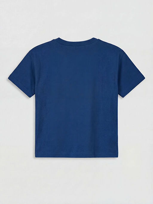 Bisiklet Yaka Minecraft Bask?l? Erkek ?ocuk Ti??rt