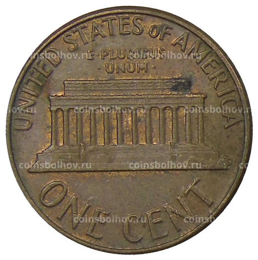 Монета 1 цент 1974 года D США