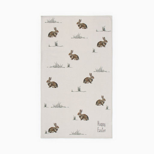Полотенце Этель Кролики 40х73 см, 100% хл, саржа 190 г/м2  фото 2