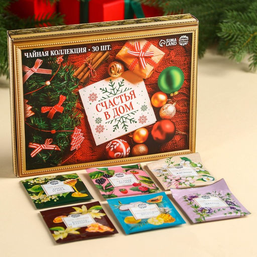 Чай подарочный Счастья в дом, 54 г (30 пакетиков ? 1.8 г). - Фабрика счастья фото 2