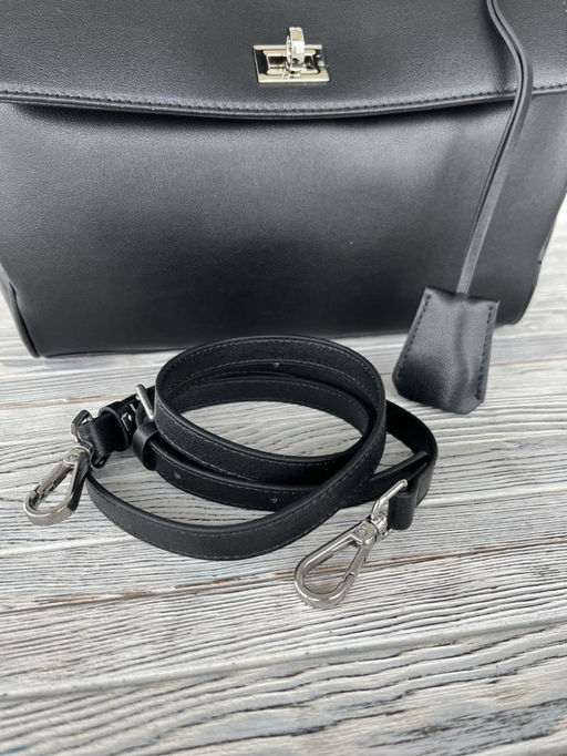 Женская кожаная сумка-портфель 8399-2 Черный - Sergio valentini фото 8