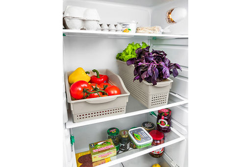 Контейнер хозяйственный 35,5*13*17 см Лофт латте на колесах узкий (модель - 621020) - Elan gallery фото 3