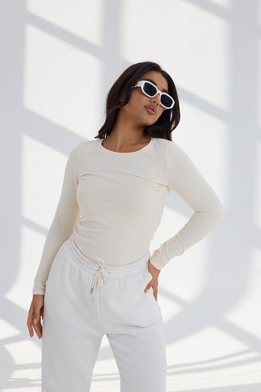 Лонгслив женский Сливки - Амавес-текстиль фото 12