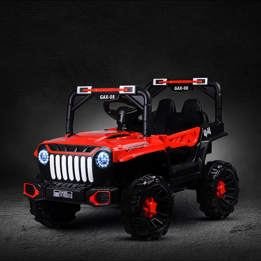 Электромобиль детский "Джип" (цвет красный)