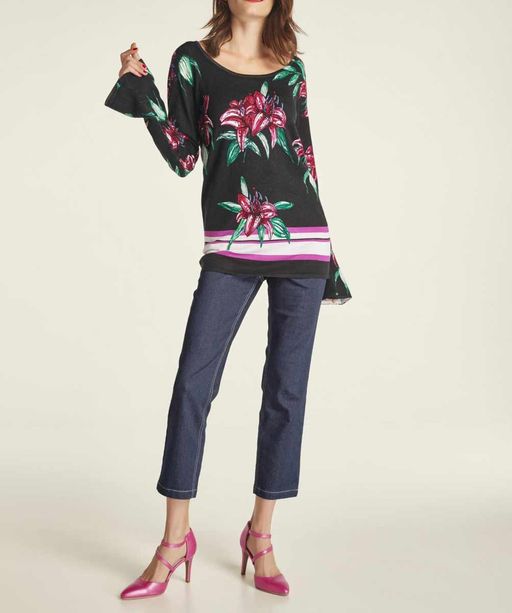 Пуловер, черно-пестрый - Heine фото 3