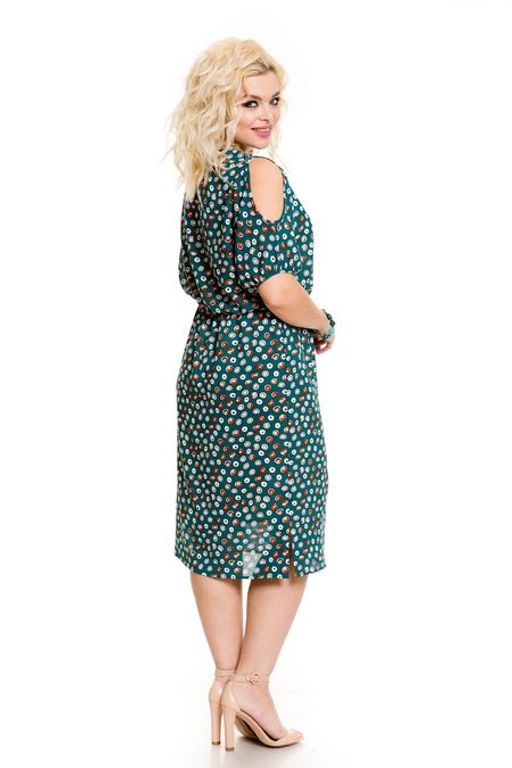 Платье 743 изумрудный - Novita фото 2