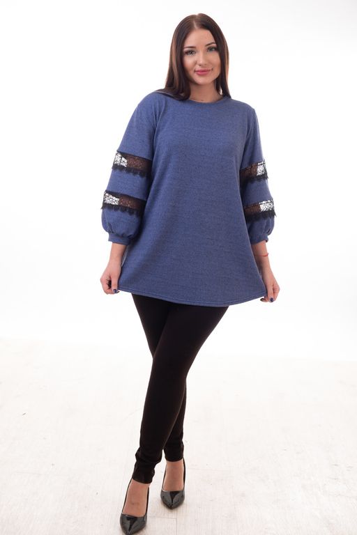 Туника Климентина голубая - Марлен фото 2