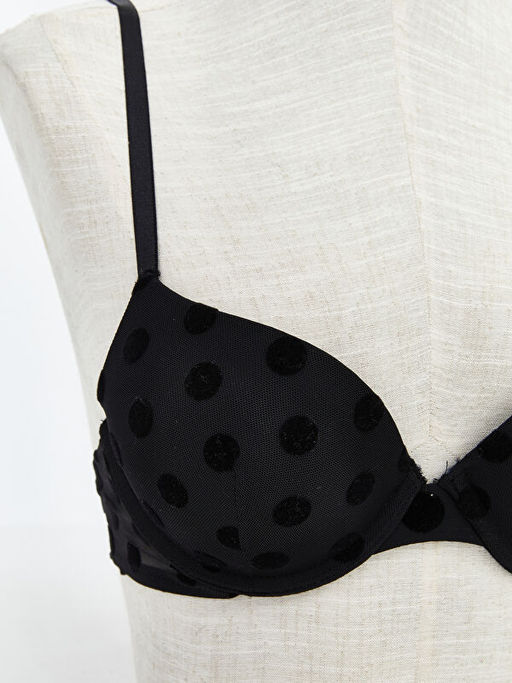 Balenli Dolgulu Puantiyeli Straplez S?tyen