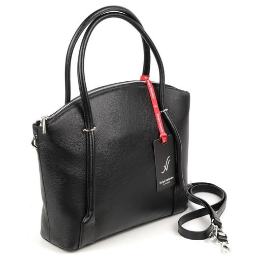 Женская кожаная сумка Sergio Valentini SV-SZ765/A Блек