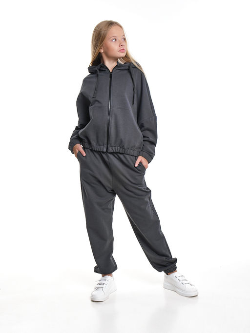 Комплект спортивный для девочки 22-7648 графит - Mini maxi фото 5