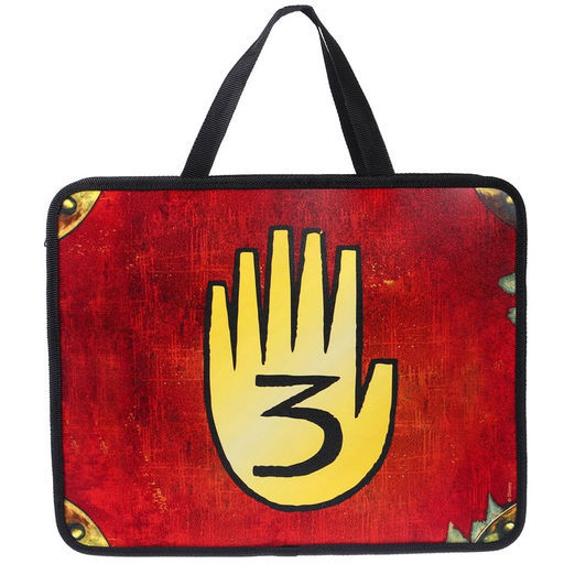 Папка пластиковая с ручками А4, на молнии, 75х330х260 мм, Гравити Фолз - Disney фото 3