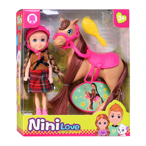 Кукла с аксессуарами "Бри и ее лошадка" в коробке