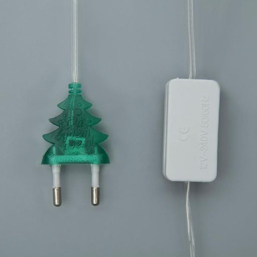 Гирлянда Нить 2.5 м, IP20, прозрачная нить, 25 LED, свечение RG/RB, мигание, 220 В - Luazon lighting фото 4