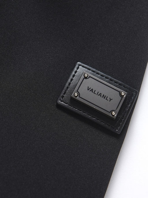 Ветровка мужская софтшелл виндстоппер с капюшоном спортивная черного цвета 9615_1Ch