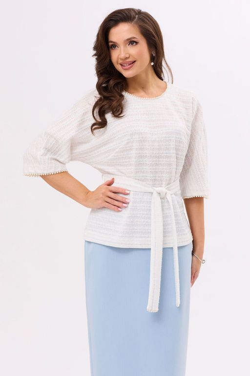 Костюм Golden Valley 6762 молочно-голубой  фото 3