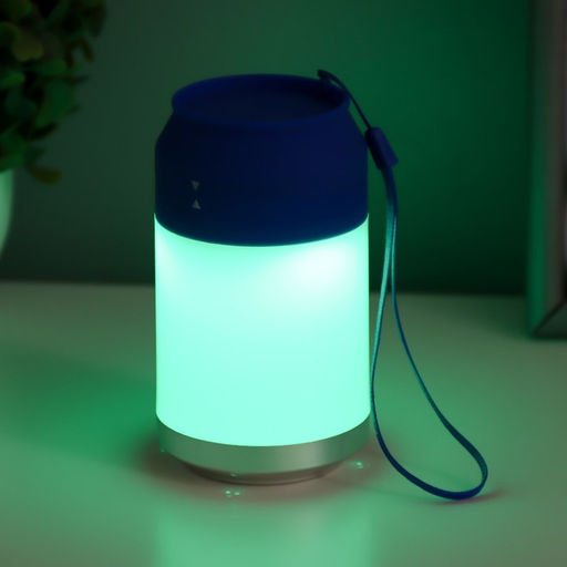 Ночник «Фоси» LED 5 режимов от батареек 3хААА бело-синий 6.5×6.5×11.5 см