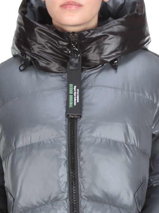 YR-987 GRAY/BLUE Куртка зимняя женская COSEEMI (200 гр. холлофайбера) - Fashion фото 10