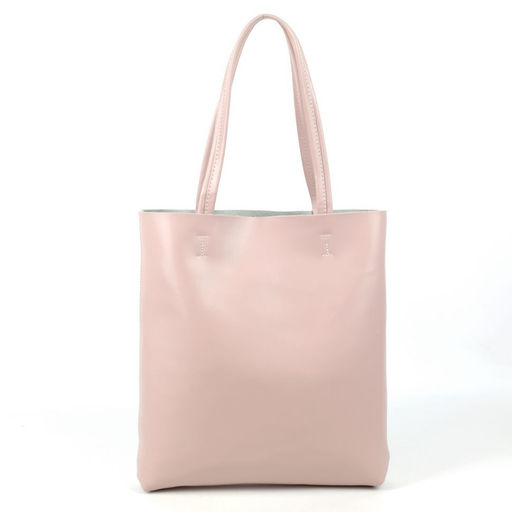 Женская кожаная сумка шоппер 8688-220 Розовый - Cidirro фото 3