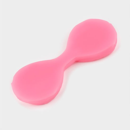 Молд для заливки Доляна Листочек, силикон, 9.5?3.5 см, розовый фото 3