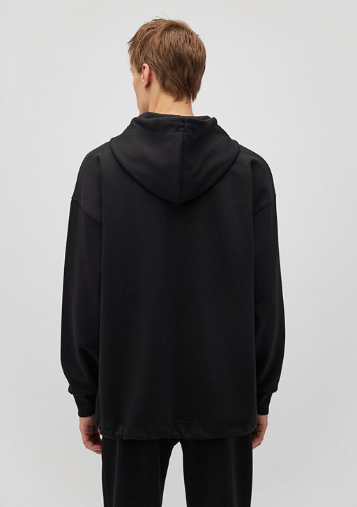 Mavi Pro Kapusonlu Siyah Sweatshirt  фото 4