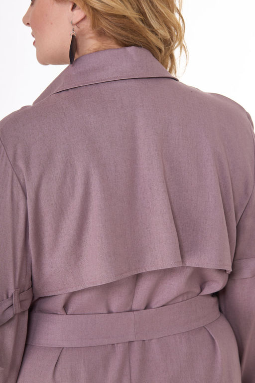 Плащ ANELLI 1029 фиолетовый  фото 5