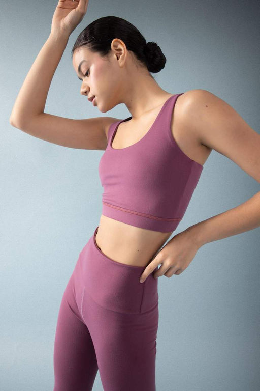 Спортивный бюстгальтер DeFactoFit с круглым вырезом  фото 4