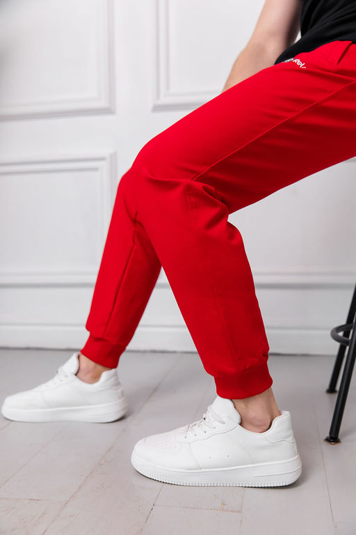 Спортивные брюки Футер 2-х ниточный, 75% хлопок, 20%  полиэстер, 5%  лайкра