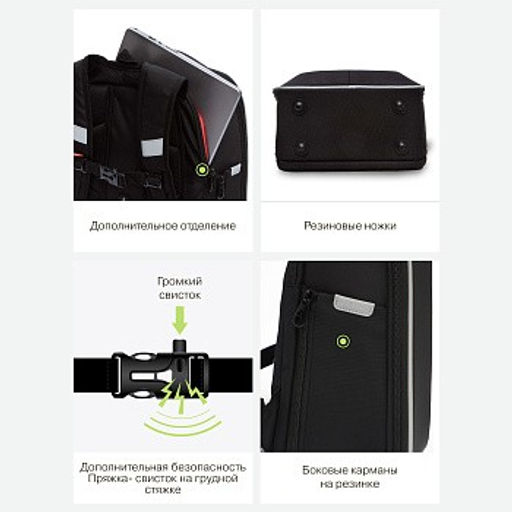 RAf-493-2 Рюкзак школьный - Grizzly фото 36