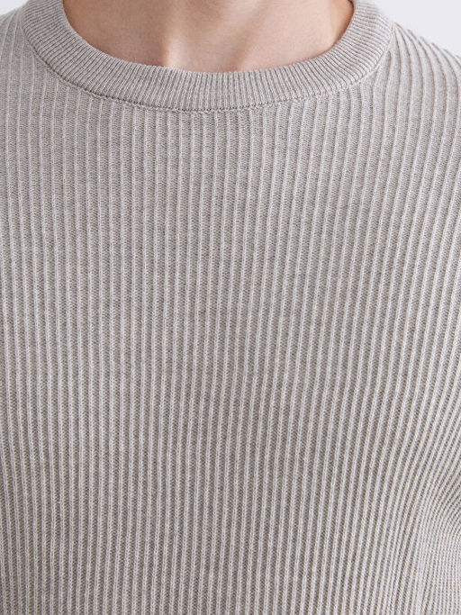 Bisiklet Yaka Erkek Triko Kazak