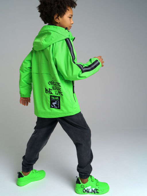 12311291 Куртка текстильная с полиуретановым покрытием для мальчиков (ветровка) - Playtoday фото 2