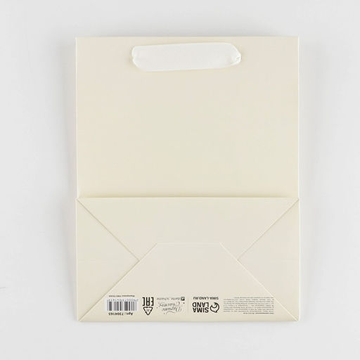 Цена за 2 шт. Пакет подарочный ламинированный, упаковка, «Молочный», MS 18 х 23 х 10 см