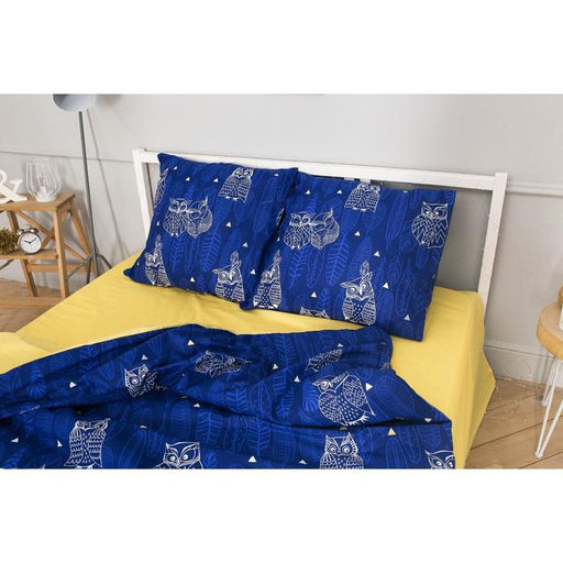 Постельное бельё Этель дуэт Ушастые совы (вид 3) 143 х 215 см - 2 шт., 220 х 240 см, 70 х 70 см - 2 шт  фото 19