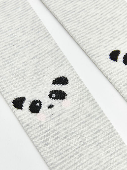 Bask?l? K?z Bebek K?lotlu ?orap 2li - Waikiki фото 3