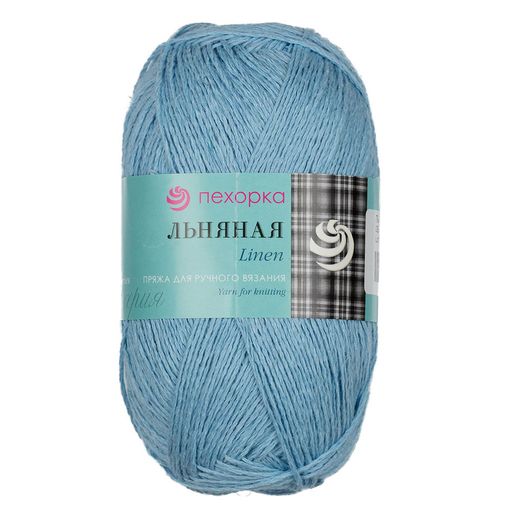 Пряжа Пехорская ПТ Льняная 55% лён, 45% хлопок 5 шт. х 100 г 330 м  16 м