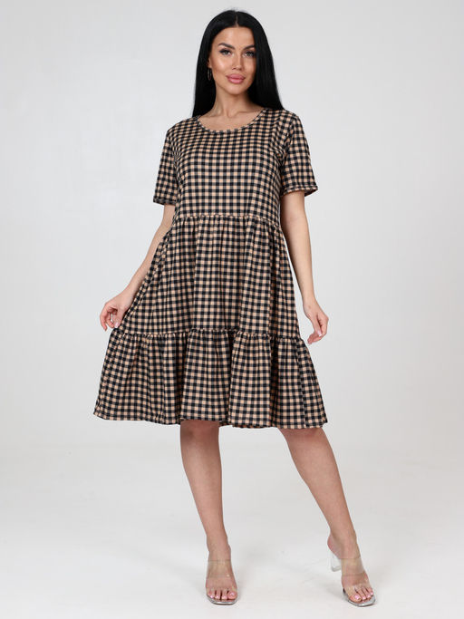 837 ПЛАТЬЕ (Клетка) - А-дина фото 2