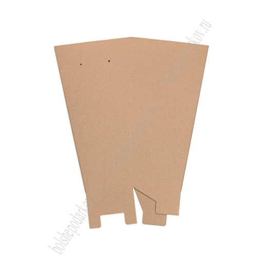 Коробка переноска для цветов Long M (без дна) 15*25*47 см, крафт - Больше подарков фото 2
